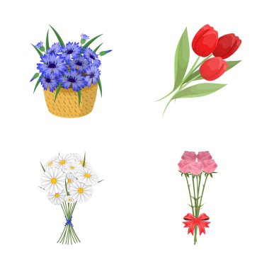 Bahar ve çelenk işareti vektör Illustration. Bahar ve çiçeği hisse senedi vektör çizim topluluğu.