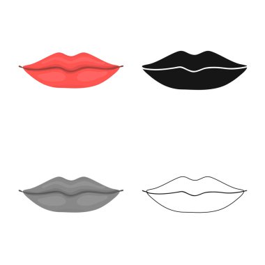 Vücut ve bölümü simge vektör Illustration. Hisse senedi için vücut ve anatomi vektör simge kümesi.