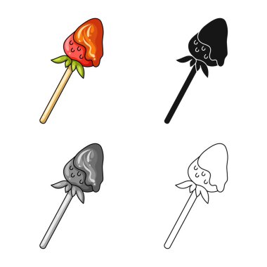 Şekerlemeler ve mutfak işareti vektör tasarımı. Şekerlemeler ve ürün stok vektör çizim koleksiyonu.