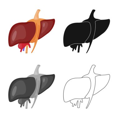 Biyoloji ve bilimsel simge vektör Illustration. Biyoloji ve laboratuvar hisse senedi vektör çizim seti.