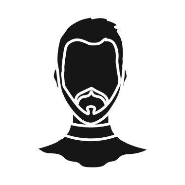 Avatar ve kukla logosu vektör illüstrasyon. Web için avatar ve görüntü stok sembolü kümesi.