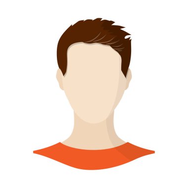 Avatar ve kukla simge vektör tasarımı. Hisse senedi için avatar ve görüntü vektör simge kümesi.