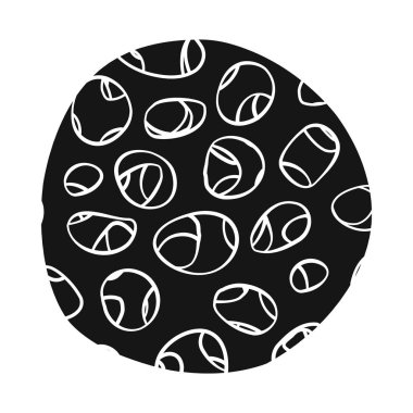 Kemik ve iskelet simge vektör Illustration. Kemik ve hisse senedi için insan vektör simge kümesi.