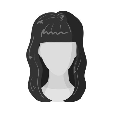 Avatar ve kukla logosu izole nesne. Web için avatar ve görüntü stok sembolü kümesi.