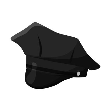 Vektör çizim şapka ve napper sembolü. Şapkalar ve kask hisse senedi vektör çizim seti.