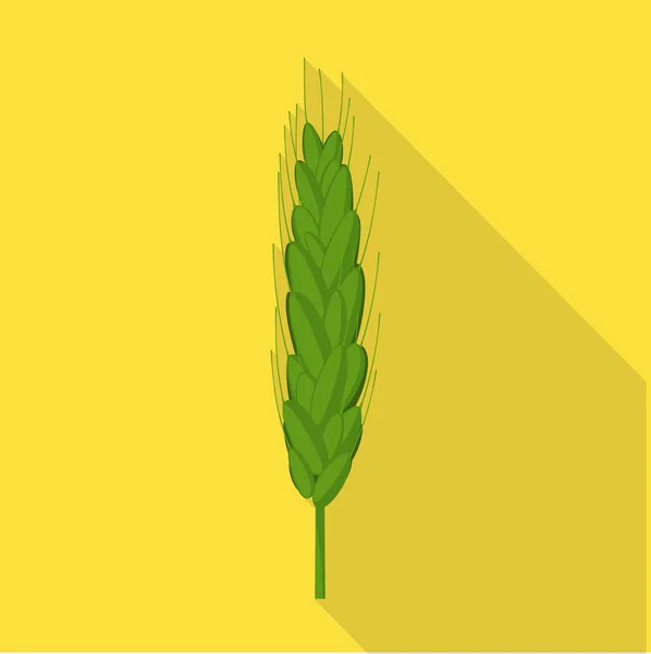 Vektorová ilustrace ikony pšenice a kukuřice. Kolekce ikon pšenice a sklizně pro zásoby. — Stockový vektor