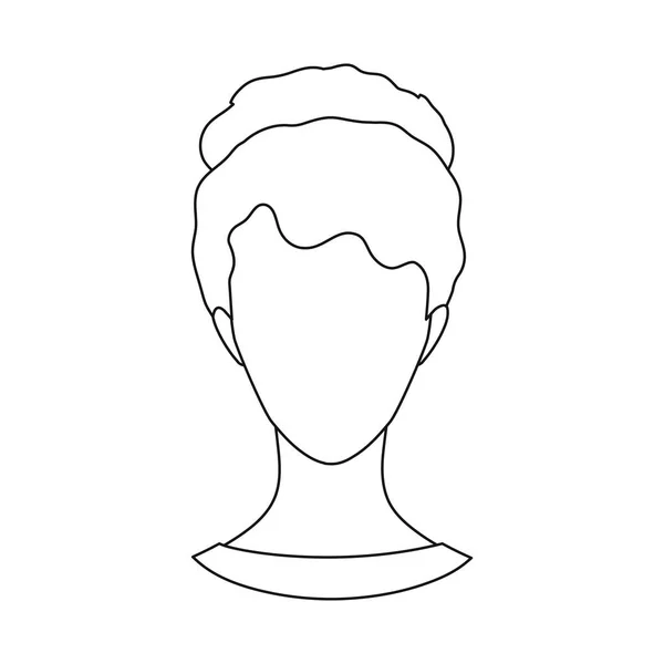 Ізольований об'єкт аватара і манекенного символу. Набір аватарів та зображень Векторні ілюстрації . — стоковий вектор