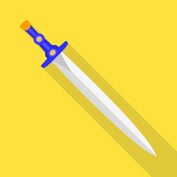 Projeto vetorial da espada e do logotipo da adaga. Conjunto de espada e arma vetor ícone para estoque . —  Vetores de Stock