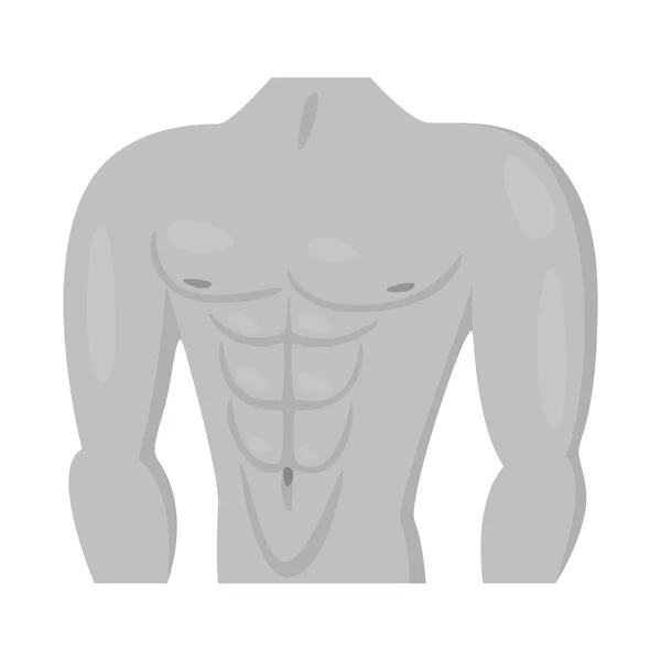 Diseño vectorial del signo muscular y celular. Conjunto de icono de vector de músculo y anatomía para stock . — Vector de stock