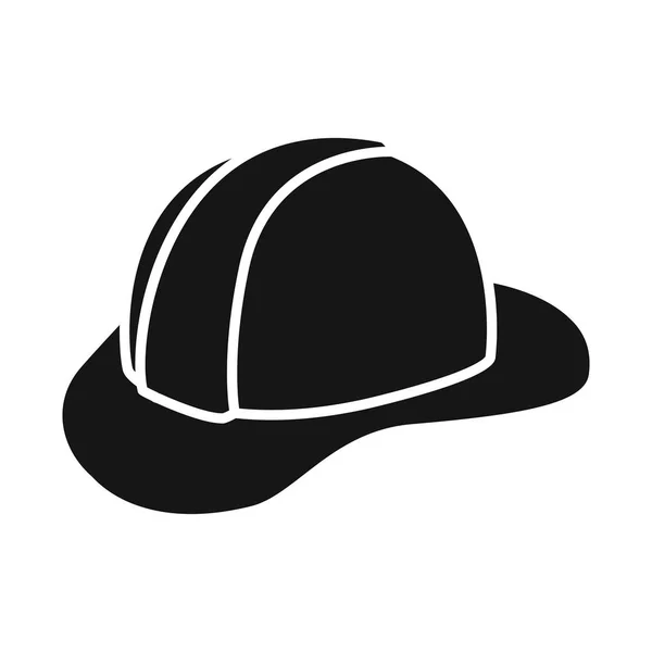 Diseño vectorial de la cabeza y el icono de la servilleta. Conjunto de casco y casco símbolo de stock para web . — Vector de stock