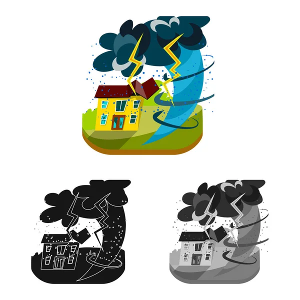 Hava ve sıkıntı simge vektör tasarımı. Hava ve web için crash hisse senedi simgesi.