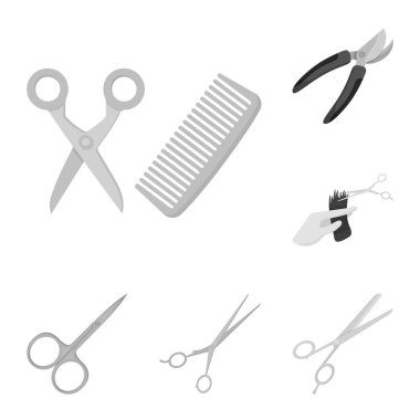 Çalışma platformları ve zanaat simge vektör tasarımı. Makas ve açık stok simgesi web topluluğu.