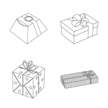 Karton ve teslimat logo vektör Illustration. Karton ve etiket stok vektör çizim topluluğu.