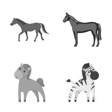 Tırıs ve çalışıyor logonun vektör tasarımı. Tırıs ve clipart vektör simgesini hissenin topluluğu.