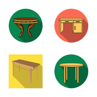 Vektör tasarımı ve tablo oturum açın. Toplama ve ahşap stok vektör çizim.