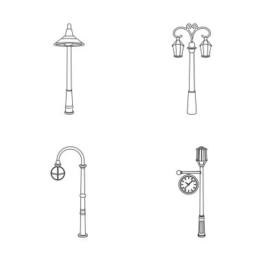 Bir ay ve tatil işaret illüstrasyon vektör. Ay ve ramazan hisse senedi vektör çizim topluluğu.