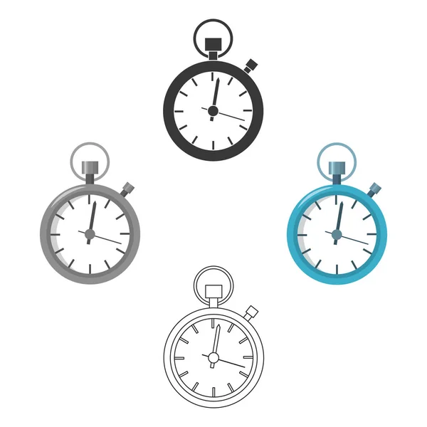 Icona cronometro di illustrazione vettoriale per web e mobile — Vettoriale Stock