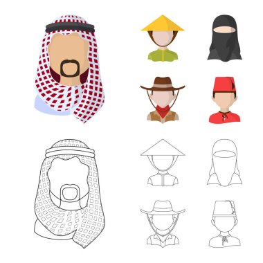 Kopyacı ve ikamet işareti vektör tasarımı. Kopyacı ve kültür hisse senedi vektör çizim koleksiyonu.