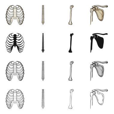 Tıp ve klinik simge vektör tasarımı. İlaç ve tıbbi hisse senedi simgesi web için set.
