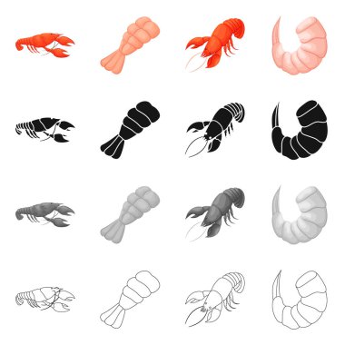 Meze ve okyanus işareti vektör Illustration. Meze dizi ve hisse senedi için incelik vektör simgesi.