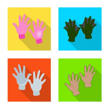 Kendi vektör çizim ve tekstil simgesi. Kendi kümesi ve hisse senedi için Emanet vektör simgesi.