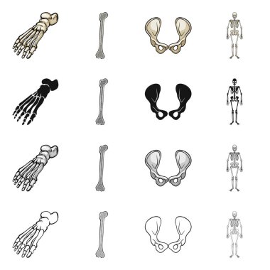 Tıp ve klinik sembolü yalıtılmış nesne. İlaç ve tıbbi vektör simgesini hissenin koleksiyonu.