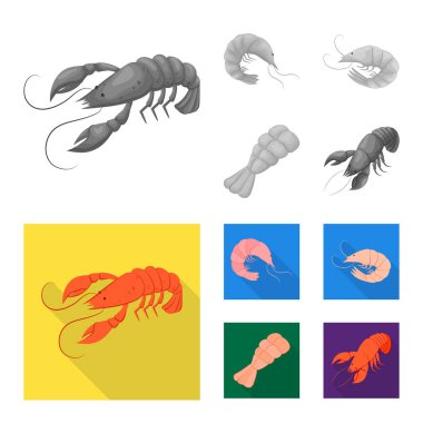 Meze ve okyanus logosu yalıtılmış nesne. Meze dizi ve hisse senedi için incelik vektör simgesi.