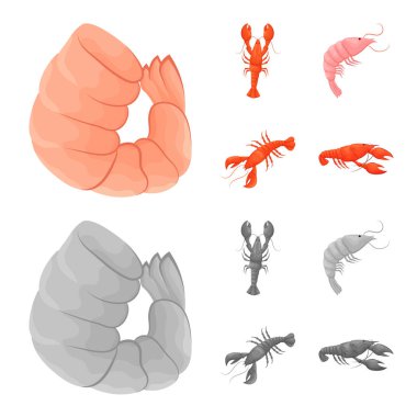 Meze ve okyanus işareti vektör Illustration. Meze dizi ve hisse senedi için incelik vektör simgesi.