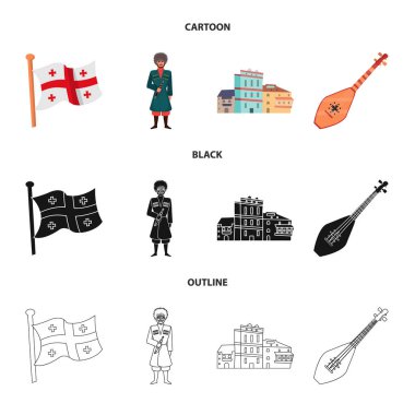 Yalıtılmış nesne kültür ve gezi sembolü. Web için kültür ve özgünlük hisse senedi simgesi kümesi.