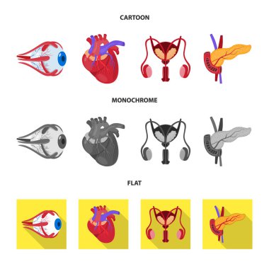 Biyoloji ve bilimsel simge yalıtılmış nesne. Hisse senedi için biyoloji ve laboratuvar vektör simge kümesi.