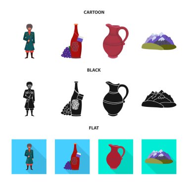 Kültür ve gezi simge vektör çizimi. Kültür ve özgünlük hisse senedi vektör çizim topluluğu.