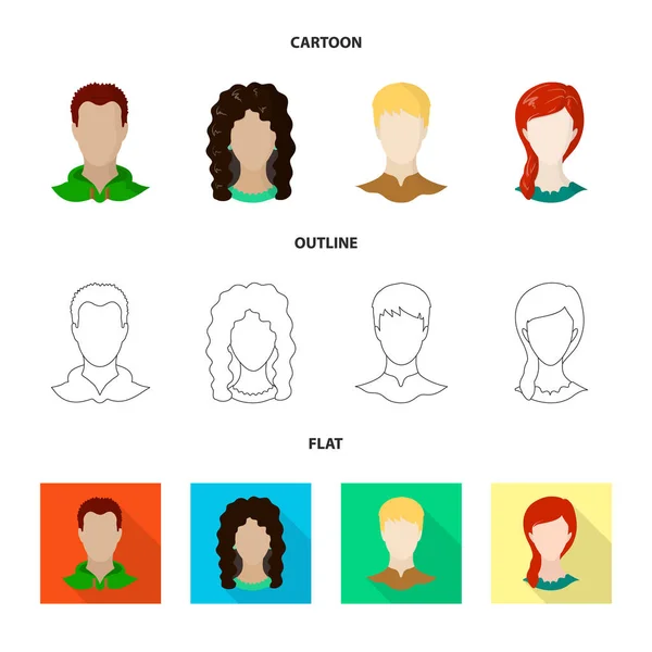 Vector illustration of professional and photo icon. Set of professional and profile stock vector illustration. — Stock Vector