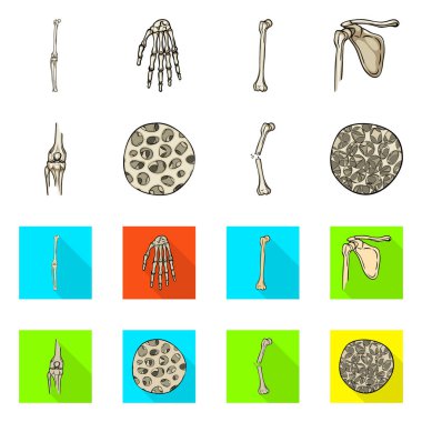 Tıp ve klinik sembolü yalıtılmış nesne. İlaç ve tıbbi hisse senedi simgesi web için set.