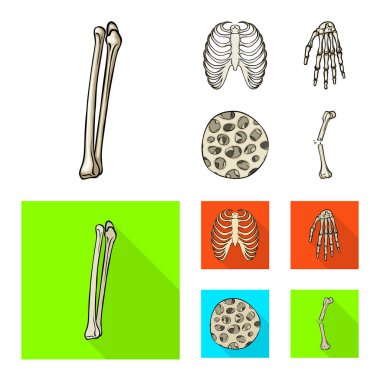 Tıp ve klinik logo yalıtılmış nesne. İlaç ve tıbbi hisse senedi vektör çizim.