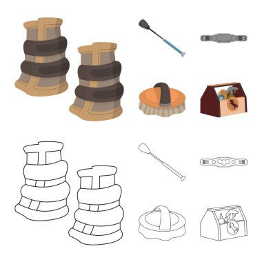 Ekipman ve iz sürme yalıtılmış nesne. Ekipman ve rekabet stok vektör çizim topluluğu.