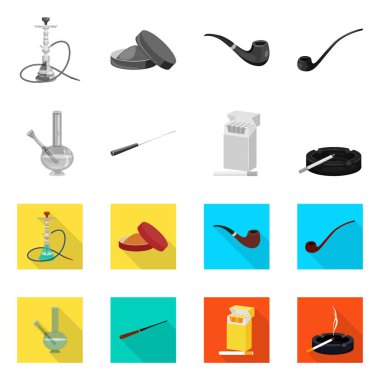 Çöp tasarımını vektör ve logo durdurmak. Çöp ve alışkanlık hisse senedi vektör çizim topluluğu.