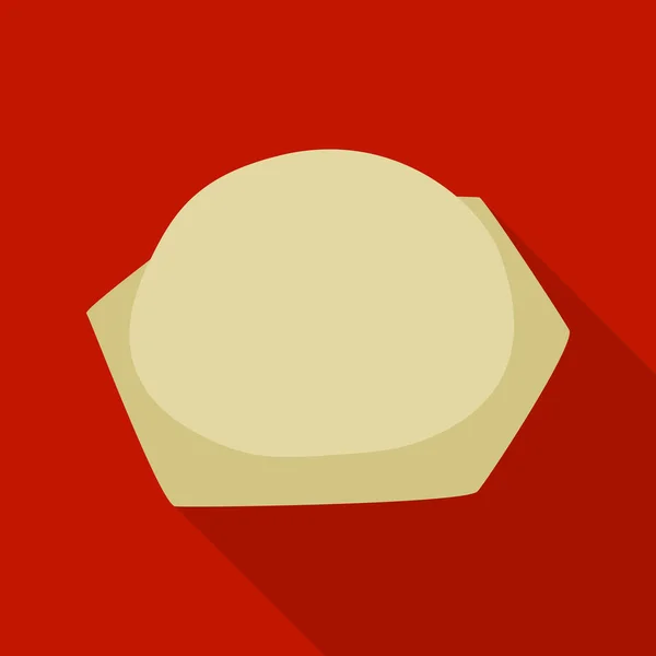 Objet isolé de signe pierogi et ravioli. Jeu d'illustration vectorielle de pierogi et tortellini . — Image vectorielle