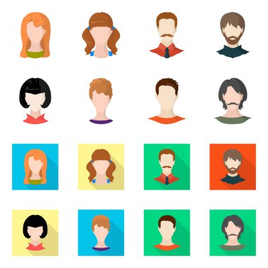 Professional vektör çizim ve fotoğraf oturum açın. Profesyonel kümesi ve hisse senedi için profil vektör simgesi.