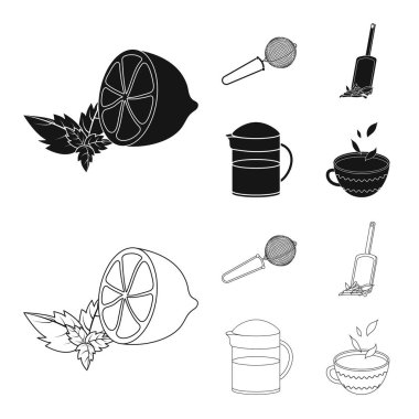 Sağlıklı ve çiçek simgesi yalıtılmış nesne. Hisse senedi için sağlıklı ve degrade vektör simge kümesi.