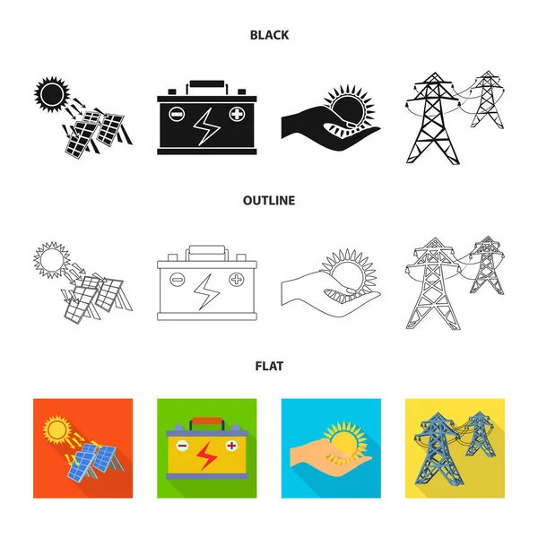 Diseño vectorial del logotipo de innovación y tecnología. Colección de la innovación y la naturaleza stock vector ilustración . — Archivo Imágenes Vectoriales
