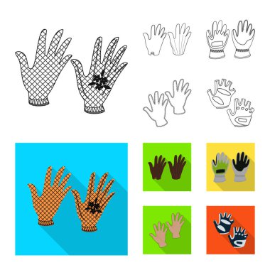 Sembol siluet ve güvenlik izole nesne. Hisse senedi için konfor ve siluet vektör simge topluluğu.