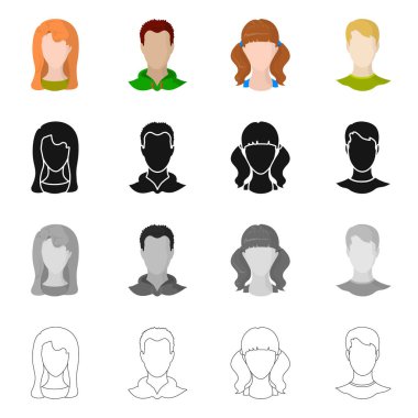 Profesyonel ve fotoğraf simge yalıtılmış nesne. Profesyonel topluluğu ve hisse senedi için profil vektör simgesi.