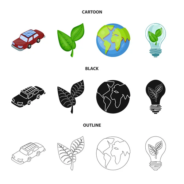 Векторна ілюстрація інноваційного та технологічного логотипу. Колекція інновацій та символів природи для Інтернету . — стоковий вектор