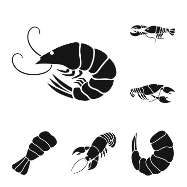 Et ve incelik işareti vektör Illustration. Et ve yengeç hisse senedi simgesi için web topluluğu.