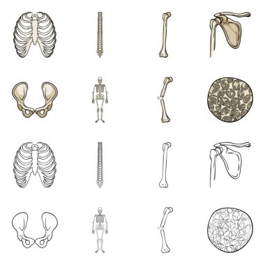 Tıp ve klinik sembolü yalıtılmış nesne. İlaç ve tıbbi hisse senedi simgesi web için set.