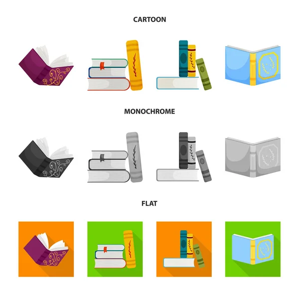 Ilustración vectorial de formación y portada. Colección de ilustración vectorial de material de formación y librería . — Archivo Imágenes Vectoriales