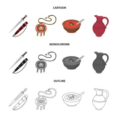 Kültür ve gezi simge vektör Illustration. Kültür ve özgünlük hisse senedi vektör çizim topluluğu.