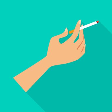 El ve kol işareti illüstrasyon vektör. Web için el ve sonu hisse senedi simgesi kümesi.