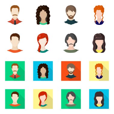 Professional vektör tasarımı ve fotoğraf oturum açın. Profil stok vektör çizim ve profesyonel kümesi.