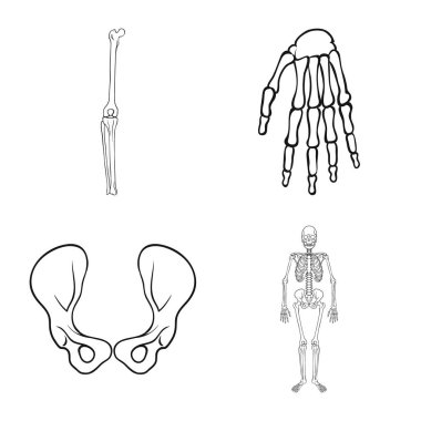 Tıp ve klinik işareti yalıtılmış nesne. İlaç ve tıbbi hisse senedi simgesi web için set.